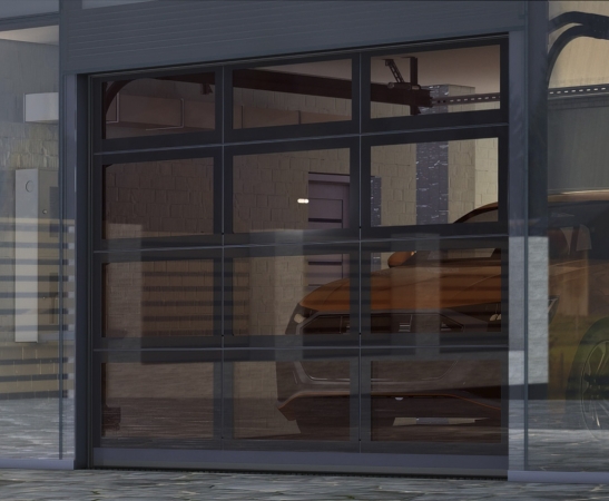 Панорамные ворота Алютех AluPro в Брюховецкой