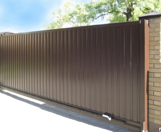 Ворота из профнастила в Брюховецкой