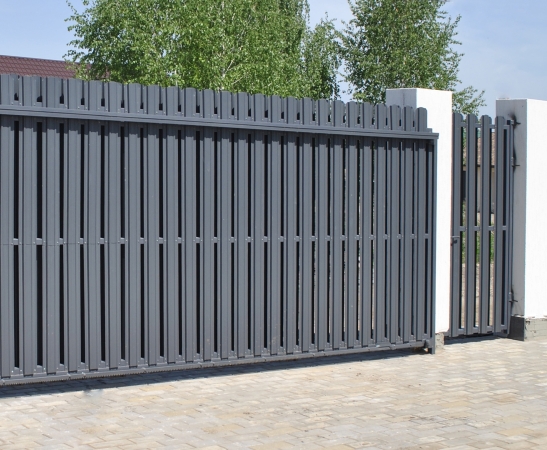 Ворота из штакетника в Брюховецкой